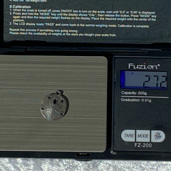 James Avery Small Retired Sterling Silver 925 Sand Dollar Pendant - Picture 3 of 12